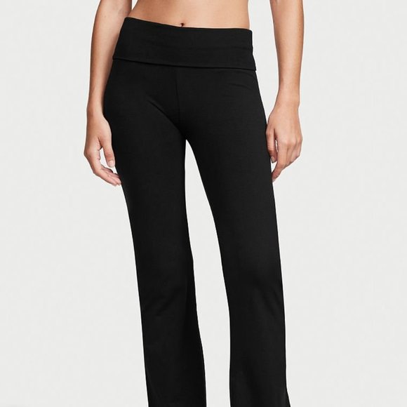 Foldover Flare Pants